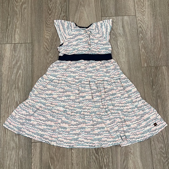 Tea Collection Flutter Sleeve Ruffle Dress - Picture 3 of 4